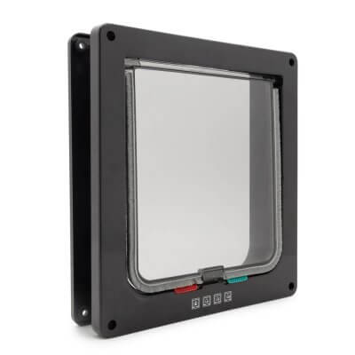 Дверь для кошек и собак Milo 25*23*5.5 см коричневая-4