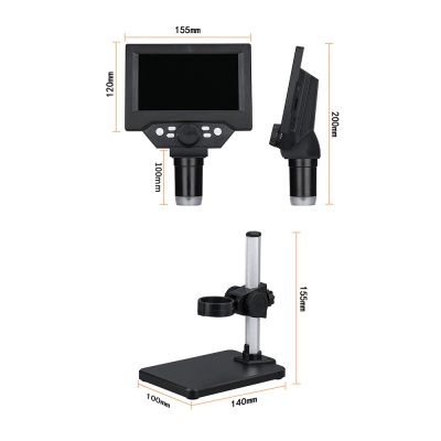 Микроскоп цифровой с 5,5-дюймовым экраном Beyond G5, 1000 крат-3