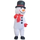 Надувной карнавальный костюм Снеговик